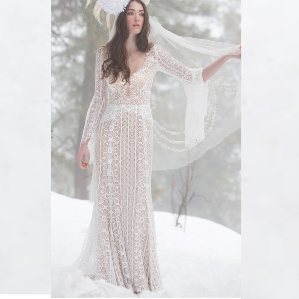 BHLDN x Willowby Adelaide Lace Wedding Gown